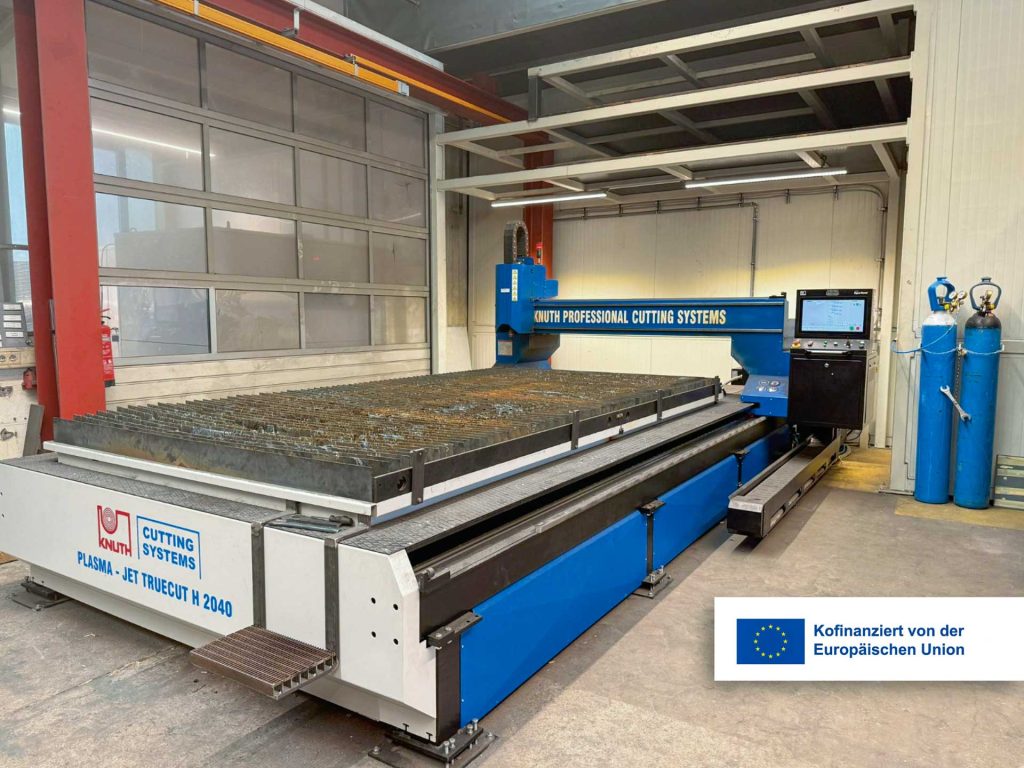 CNC-Plasmaanlage bei Metallbau Meier in Heiligenstadt