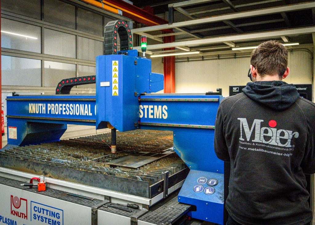 CNC-Plasmaanlage bei Metallbau Meier in Heiligenstadt